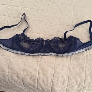 Lounge Navy Lace Underwire Bra